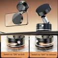 thumbnail image 2 of Magnetic Phone Holder-2026 Upgraded Vacuum Magnetic Car Phone Stand with Washable Nano Gel Pad Suction Cup 360° Adjustable Phone Mount for Car/Gym/Mirror (Black), 2 of 6