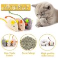 thumbnail image 2 of Juego de juguetes para gatos y ratones de peluche BRILLAR 3 piezas beige, 2 of 4
