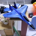 thumbnail image 4 of Avión de control remoto SU35, modelo de avión de espuma para interiores, regalo de Navidad, tamaño pequeño Azul, 4 of 9