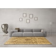 thumbnail image 3 of Ahgly Company Indoor Round Medallion Brown Traditional Area Rugs, 6' Round, 3 of 4