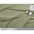 thumbnail image 2 of Soimoi Georgette Viscose Fabric Dot,Leaves & Rose Floral Print Sewing Fabric Yard 42 Inch Wide, 2 of 3