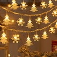 thumbnail image 3 of Guirnalda de luces LED para árbol de Navidad, adornos navideños para el hogar, regalos de Navidad, 2023, 2024, 3 of 4