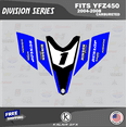 thumbnail image 3 of Kalair GFX Graphics Kit for Yamaha ATV YFZ 450 Carburator (2004-2008) Division Series, 3 of 5
