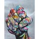 thumbnail image 1 of Pintura de diamantes (DE9276) Mosaico cuadrado Craft DIY Graffiti Fist 5D Poster 20X30cm FLhrweasw Nuevo, 1 of 1