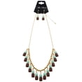 thumbnail image 3 of Mi Amore Necklace-Earring-Set Gold-Tone/Multicolor, 3 of 3
