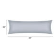 thumbnail image 5 of 1 Pcs Pillow Cases for Hair and Skin, Cooling Pillow Covers with Envelope Closure Gray Body (20"x60"), 5 of 8