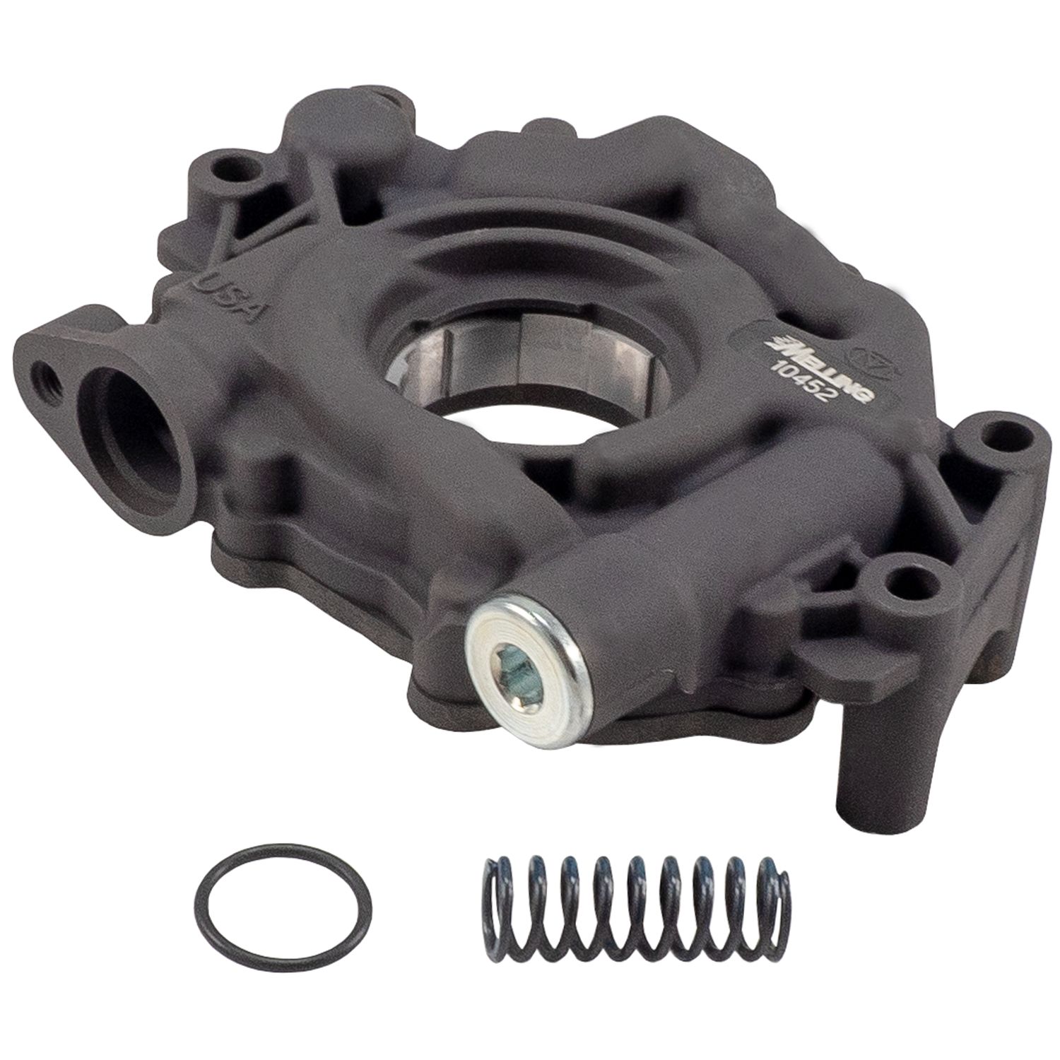 Melling 10452 Oil Pump - Standard Volume/High Pressure - 1 in Inlet Fits select: 2013-2020 RAM 1500, 2009-2012 DODGE RAM 1500