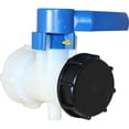 thumbnail image 2 of qifei IBC Container Plastic Cock 60mm Cap S60x6 Coarse Thread Drain Cock Valve, 2 of 7