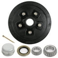 thumbnail image 2 of CCIYU Boat Trailer Brake Drum Kit 5-4.5 Bolt Circle Wheel Hub Kit 10 x 2-1/4 3500lb Axle 5 Bolt Lug Greased Bearings 68149 & 44649 Black, 2 of 5