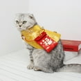 thumbnail image 3 of CIYISON Cat Chinese New Year Costume Cape Spring Festival Dog Cloak Dress Up Clothing Festival Costume Photo Outfit for Pets, 3 of 19