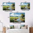 thumbnail image 4 of Designart "Reflective River in the Countryside I" Landscapes Wall Art Prints Set, 4 of 5