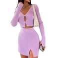 thumbnail image 1 of SAYOO Blusa de manga larga de color sólido para mujeres SAYOO  moda, 1 of 3
