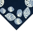 thumbnail image 3 of Transocean CAP71172333 Liora Manne Capri Seashell Border Indoor & Outdoor Rug, Navy - 7 ft. 6 in. x 9 ft. 6 in., 3 of 6