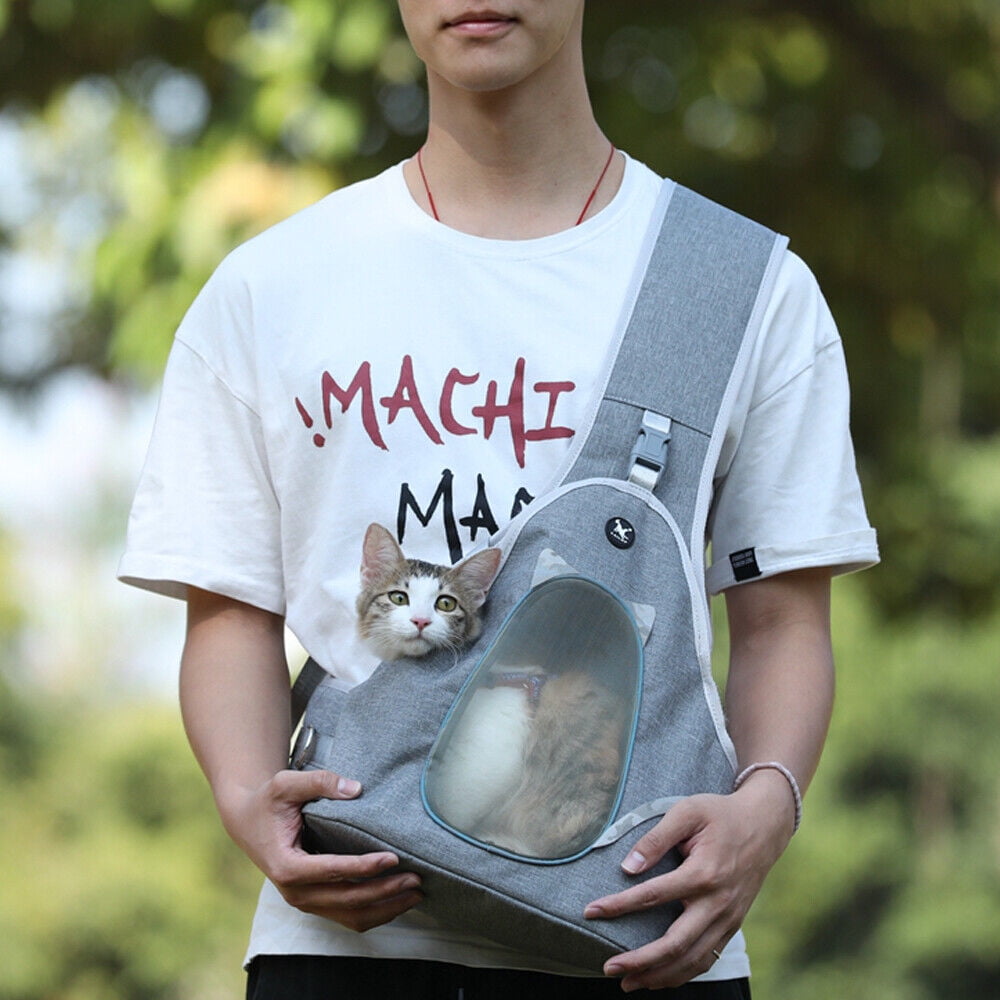 Didog Pet Carrier Backpack for Cat Dog Rabbit Front Sling Mesh Travel Shoulder Bag Breathable