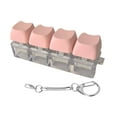 thumbnail image 3 of MERIGLARE Keyboard Fidget Keychain Accessories Toy for Home Office Party 4 Key, 3 of 9