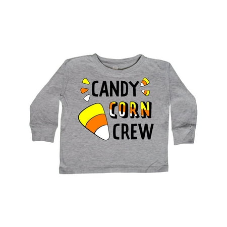 

Inktastic Candy Corn Crew for Halloween Gift Toddler Boy or Toddler Girl Long Sleeve T-Shirt