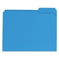 thumbnail image 3 of (3 pack) Universal UNV16161 Reinforced 1/3-Cut Assorted Top-Tab File Folders - Letter Size, Blue (100/Box), 3 of 6