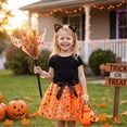 thumbnail image 4 of Women Halloween Costume Outfit With Tulle Skirt, Witch Hat And Coordinated Accessories For Costume Parties, Dance Events, Stage Performances, Photo Sessions, Parades And Dress Up Events, 4 of 8