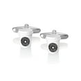 thumbnail image 2 of West Coast Jewelry Men's Polished Espresso Coffee Cup Cufflinks, 2 of 3