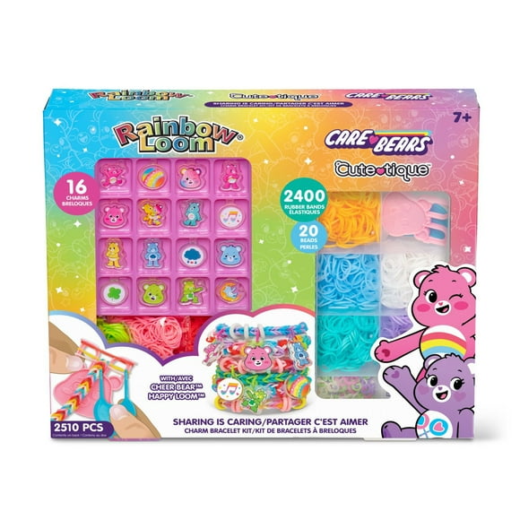 RAINBOW LOOM CARE BEARS CUTEIQUE SHARING IS CARING