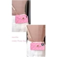 thumbnail image 3 of Wallet Case Compatible with iPhone 14 Pro, Cute Light Luxury Bag Design, Purse Flip Card Pouch Cover Soft Silicone Case with Handstrap Long Shoulder Strap (Pink, iPhone 14 Pro), 3 of 16