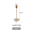 thumbnail image 1 of Gold Metal Candlestick Holders  Taper Decorative Candle Stand, 1 of 4