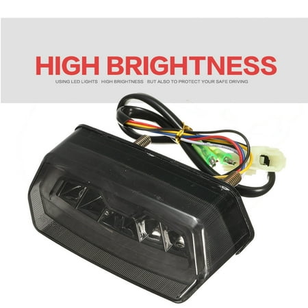 Motorcycle turnsignal LED Brake Tail Light Integrated Turn ... honda grom wiring diagram 