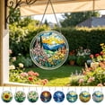 thumbnail image 7 of Sulaicai Acrylic Puzzle Suncatcher Window Hanging, 7.5 Inch Stained Glass Style DIY Puzzle Sun Catcher Decor Panel, Aesthetic Home Ornament Birthday Gift for Women Mom, 7 of 7