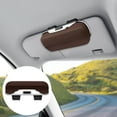 thumbnail image 5 of Car Visor Sunglasses Holder, Eyeglasses Storage Organizer, Hard Shell Auto Glasses Case, Clip-On Car Visor Eyewear Storage, Compact Design, 5 of 6