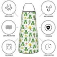 thumbnail image 6 of Pofeuu Funny Toad Print Aprons with Pockets, Cute Aprons for Kitchen, Cooking, Server, Barber, Chef Apron, 6 of 7