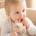 thumbnail image 5 of Plumora Baby Cotton Rattle Teether Set - Organic Cotton Plush Sensory Toy, Car Seat and Stroller Hanging, Chewable Soft Rings, Crib Toys for Infants, Encourages Fine Motor Skills., 5 of 5