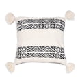 thumbnail image 4 of Elsie & Zoey Necalli 18X18" Reversible Striped Cotton Throw Pillow for Women, 4 of 6