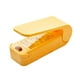 thumbnail image 3 of Mini sellador Calefacción Vacío Selladores de alimentos Prensa manual Sellado Snack Packer Amarillo, 3 of 3