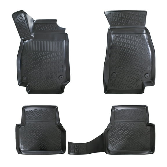 All Weather Floor Mats Compatible with Audi A6 2005-2011