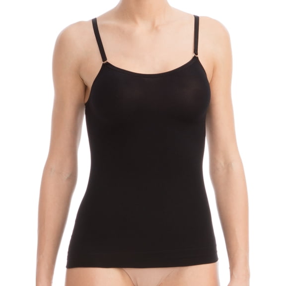FarmaCell BodyShaper 607B (Black, S/M) Shaping vest adjustable straps breast push-up support - light and refreshing BREEZE fabric, 100% Made in Italy