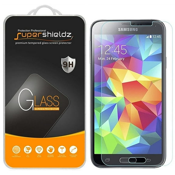 [1-Pack] Supershieldz for Samsung Galaxy S5 Mini Tempered Glass Screen Protector, Anti-Scratch, Anti-Fingerprint, Bubble Free