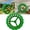Green, variant on Bird Toy, Stand Perch Toy, Interactive Spinning Parakeet Toys, Exercise Wheel Parrot Toy, Intelligence Puzzle Enrichment Toys, Bird Playground Play Stands for Conure Budgie, Bird Toys for Parakeets