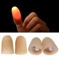 thumbnail image 3 of White Light2pcs Party Light Up Glow Thumbs Light Led Flashing Fingers Light Accesorios para trucos de magia, 3 of 4