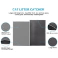 thumbnail image 2 of Cat Litter Mat Cat Litter Trapping Mat, Honeycomb Double Layer Design, Urine and Water Proof Material, Scatter Control, Less Waste，Easier to Clean,Washable, 2 of 5