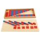 thumbnail image 1 of Varillas numéricas Montessori, barras de aprendizaje, varillas para contar, juego a juego de madera, juguetes matemáticos multiusos para guardería,, 1 of 8