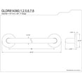 thumbnail image 2 of Kingston Brass GLDR814362 Silver Sage 36-Inch X 1-1/4-Inch OD ADA Grab Bar, Polished Brass, 2 of 2
