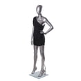 thumbnail image 2 of Only Hangers Matte Silver Female Mannequin, 2 of 9