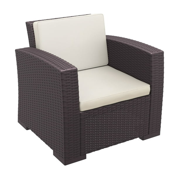 Siesta Monaco Resin Patio Club Chair With Cushion Com - Monaco Resin Patio Furniture