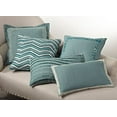 thumbnail image 2 of Saro Lifestyle 1010.SE17S 17 Po Carré Perlé Conception Jeter Oreiller&44; Vert de Mer, 2 of 2