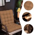 thumbnail image 4 of Yyuenw Indoor/Outdoor Adirondack Chair Cushion, Patio Chair Cushions High Back, 33 x 18 inches Rocking Chair Cushion with Ties, Replacement Seat Cushion Deep Seat Patio Cushions for Patio Furniture, 4 of 5