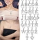 thumbnail image 1 of onlyliua Liquidación Collar y Colgante de Cadet y Nombre y 26 Letras En Inglés, Moda para Mujer, 1 of 1