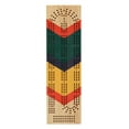 thumbnail image 6 of Pacific Shore Games Cabinet Cribbage Set, Solid Wood 3 Track Board, Chevron, 6 of 8