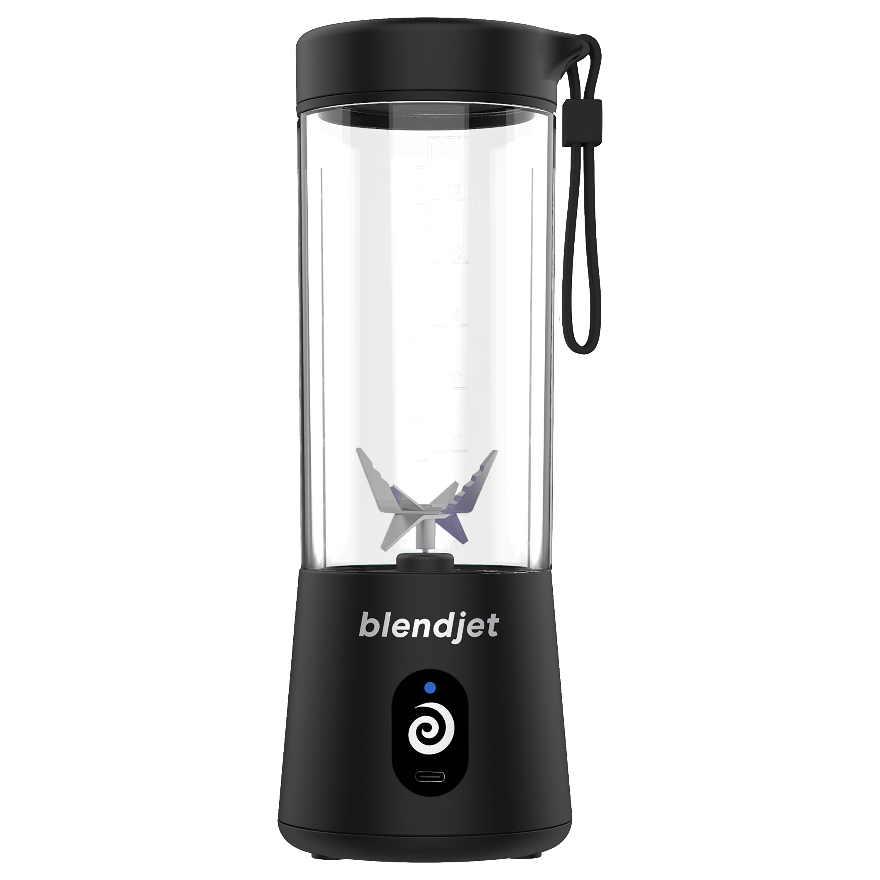 BlendJet One Plus Portable Blender, Black