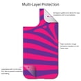 thumbnail image 4 of DistinctInk Custom SKIN / DECAL compatible with OtterBox Defender for iPhone 11 Pro (5.8" Screen) - Purple Hot Pink Zebra Skin Stripes, 4 of 5