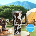 thumbnail image 3 of Highland Cow Gifts for Women: 40oz Stainless Steel Tumbler with Handle, Lid & Straw - Insulated Travel Coffee Mug, 3 of 6